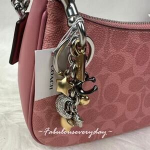Coach Star Moon Cluster Bag Charm CDB59 Keychain NWT Charm Only No bag